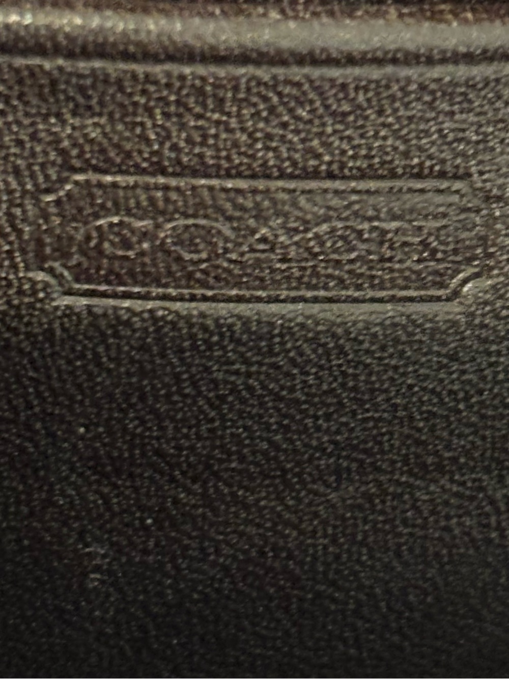 Coach Dark Brown Leather Wallet - Picture 9 of 10
